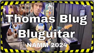 Bluguitar Thomas Blug interview NAMM 2024 [upl. by Hercules211]