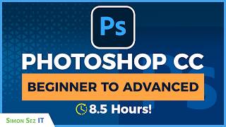 Adobe Photoshop CC Beginner to Advanced Tutorial 85 Hour Training Course [upl. by Alleul]