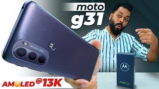 moto G31 Unboxing amp First Impressions⚡Cheapest AMOLED Smartphone 12999 [upl. by Tippets106]