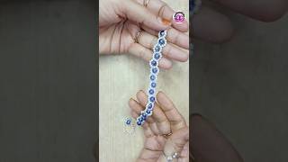 DIY Beautiful And Easy Bracelet Design 🥰  shorts shortsfeed diy jewellery [upl. by Annaerb]