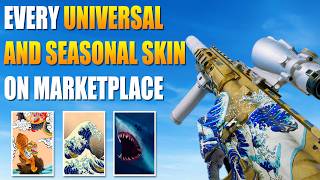 Every Universal And Seasonal Weapon Skin On R6 Marketplace Y9S2 [upl. by Nomzed]