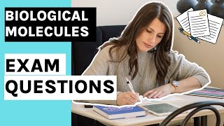 A level Biology Exam questions  Questions amp worked answers Model answers for Biological Molecules [upl. by Aldarcy219]