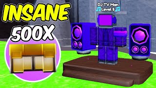 500 BOOSTER CRATE UNBOXING In Roblox Toilet Tower Defense [upl. by Emmy]