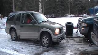 SUV stuck in driveway [upl. by Onig687]