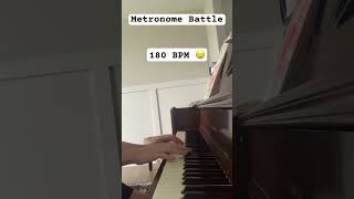 Metronome Battle piano pianomusic funny [upl. by Mij]