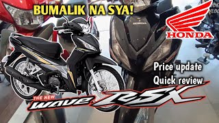 MAY BAGO HONDA WAVE RSX110 FI  2024 QUICK REVIEW  PRICE UPDATE crisridemotovlog [upl. by Aphrodite]