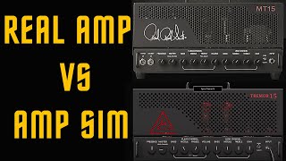 Real Amp vs Plugin  PRS MT15 vs Pyros Tremor 15 [upl. by Arracat]