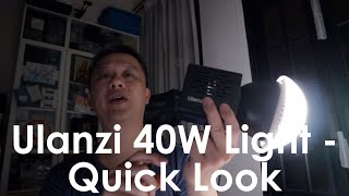 Ulanzi 40W Quick Look [upl. by Ulrica]