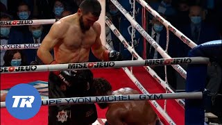 Artur Beterbiev Gets Cut Turns Beast Mode Finish Browne in Rd 9 17 Straight KO Wins  HIGHLIGHTS [upl. by Yssenhguahs]