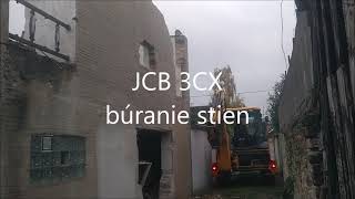 JCB 3CX búranie stien [upl. by Mosi729]