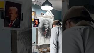 Amazing art  Great artwork  Donald Trump Sketch art artwork [upl. by Hinkle]