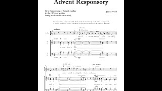 Advent Responsory  James Webb [upl. by Nairret374]