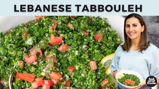 Lebanese Tabbouleh Salad  Great Ramadan Recipe [upl. by Elleiad]