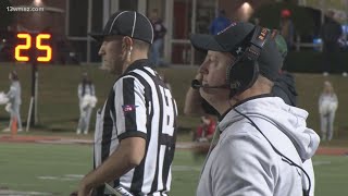 Mercer football defeats GardnerWebb 177 in first ever playoff game [upl. by Durman]