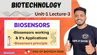 Biosensors  Biosensors working and applications  biosensor biotechnology  biosensors depth of bio [upl. by Most351]