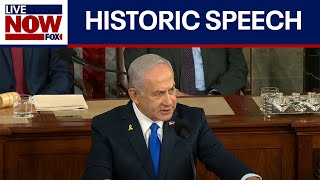 WATCH IN FULL Netanyahu addresses joint session of Congress  LiveNOW from FOX [upl. by Launame]