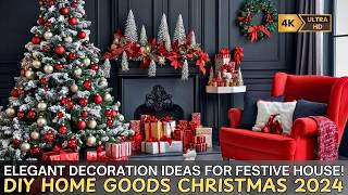 Home Goods Christmas 2024 DIY Elegant amp Glamour Decoration Ideas for a Festive House [upl. by Nylacaj176]