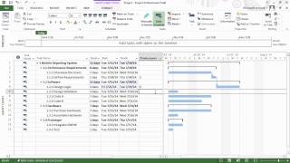 07 How to enter predecessor information to create a project schedule [upl. by Gora]