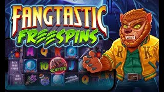 Fangtastic Freespins Slot Bonus MEGA WIN casino slot bonus [upl. by Samalla]