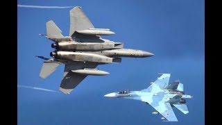 F15s Scramble to Intercept Russian Jet Fighters [upl. by Tella]