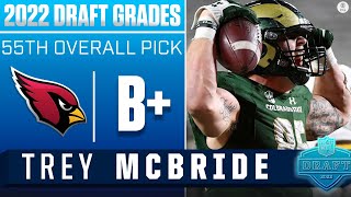 Cardinals take VERSATILE TE Trey McBride With No 55 Pick I 2022 NFL Draft Grades [upl. by Tymon]