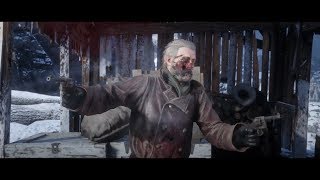 Red Dead Redemption 2  John Marston Kills Micah Bell Ending Headshot Kill [upl. by Kingdon]