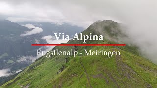 Hiking the Via Alpina Trail 9Engstlenalp  Meiringen Switzerland 4k [upl. by Anaicilef323]