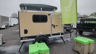 We Ordered a Cargo King 5 X 8 Enclosed Trailer For Camping [upl. by Hgiel617]