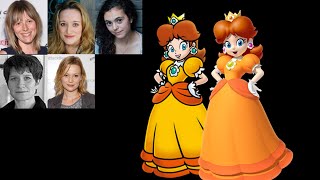 Video Game Voice Comparison Princess Daisy Super Mario [upl. by Mathilde]