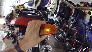 Honda VFR 750 f Rear Blinkers Turn Signals Replacement eBay Lights O E M [upl. by Hecker]