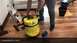 karcher SE 4002  Limpia Tapizados  Aspiradora  Funcionamiento  unboxing test y prueba de uso [upl. by Kachine]