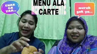 Menu ala carte vs menu table dhote [upl. by Brig]