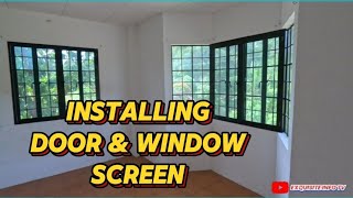 DOOR amp WINDOW SCREEN INSTALLATION MADE EASY [upl. by Limaa]