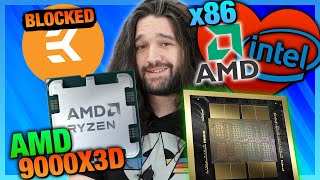 HW News  AMD 9800X3D GN Updates x86 Intel amp AMD Partnership EK Bank Accounts Blocked [upl. by Tarton]