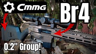 CMMG Br4  First Shots and Sighting In 6MM ARC [upl. by Neslund615]