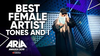 Tones And I wins Best Female Artist  2019 ARIA Awards [upl. by Vezza]