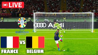 🔴LIVE PENALTY  FRANCE 🇫🇷VS BELGIUM🇧🇪  UEFA EURO CUP 2024  FOOTBALL MATCH LIVE  TODAY MATCH [upl. by Nwahsauq]