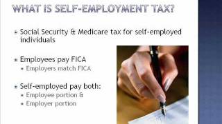 Self Employment Tax  Entrepreneur Tax Training Series [upl. by Mendelson479]