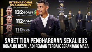 MALAM PENUH PENGHARGAAN❗Ronaldo Resmi Sabet 3 Penghargaan Sekaligus 🥶 Sindiran Keras Untuk Messi [upl. by Barb]