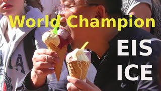 Gelateria Dondoli San Gimignano  WELTMEISTER Eis  Gelato World Champion ice cream Italy [upl. by Ednil]