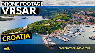 VRSAR KROATIEN  CROATIA  ISTRIA  DRONE VIDEO  4K [upl. by Yngad]