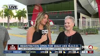 Mothers Against Drunk Driving hosts annual fundraiser Walk like MADD  7am live report [upl. by Derf]