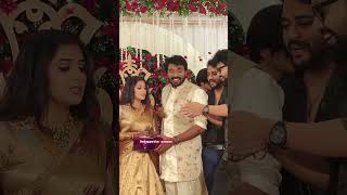 Siragadikka asai serial actress vetri vasanth vaishnavi wedding viral video shorts video reels [upl. by Salahcin]