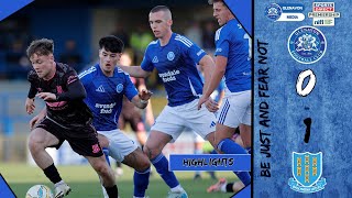 HIGHLIGHTS  Glenavon 01 Ballymena  121024  SDP [upl. by Yenttirb]