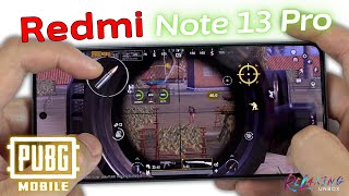 Redmi Note 13 Pro PUBG Mobile Gaming Review  FPS amp Battery Drain test [upl. by Yhtomit]