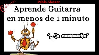 La cucaracha  Tutorial para guitarra [upl. by Ykceb495]