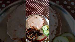 Jowar ki roti with kurkuri bhindishrotsytstudiohow to make kurkuri bhindifood [upl. by Onairda463]