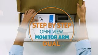 OmniView Monitor Arm Dual Assembly VersaDesk [upl. by Hadsall]