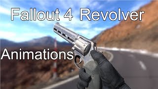 Fo4 Revolver Animations Mod Release [upl. by Asiret]