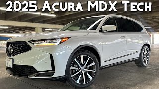 2025 Acura MDX Technology Package Review  New Features New Touchscreen Same Practicality [upl. by Marron]